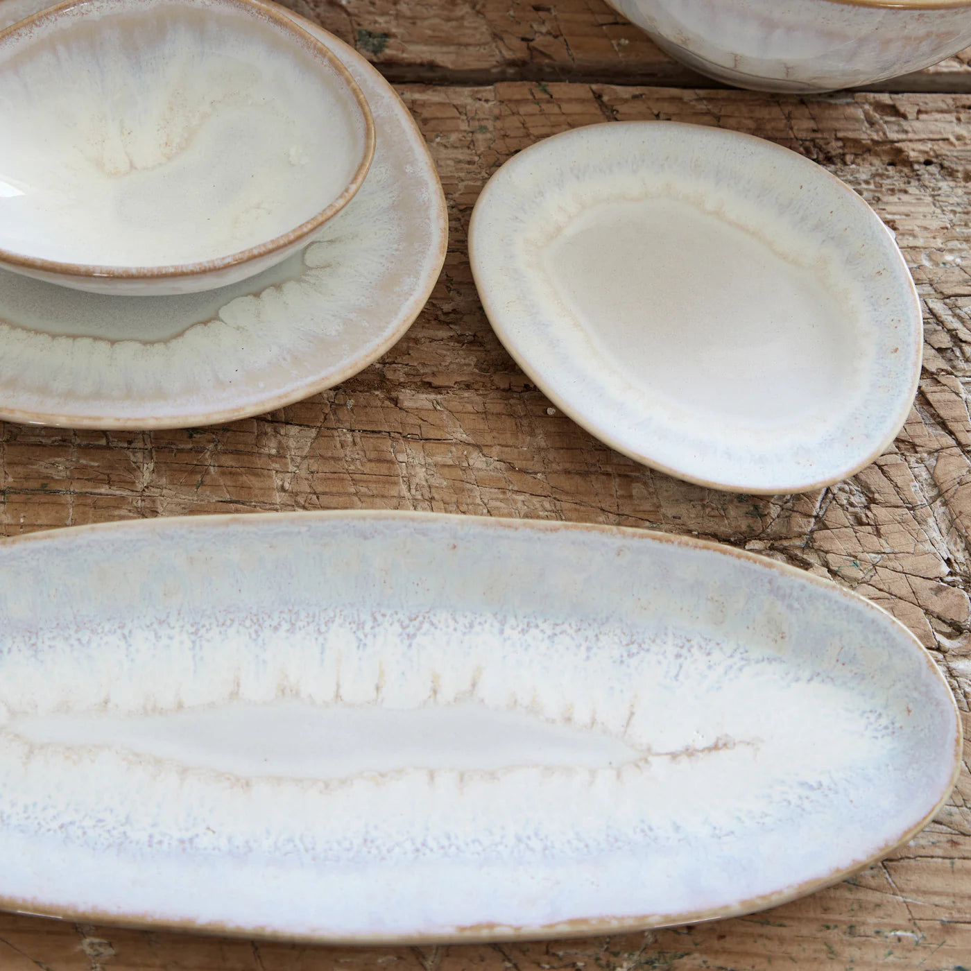 Costa Nova Oval Plate Brisa in Salt