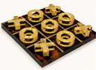 Tizo Designs Lucite Tortoise Shell Tic Tac Toe
