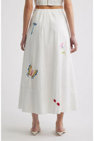 Cleobella Eden Ankle Skirt in Montecito Embroidery Motif