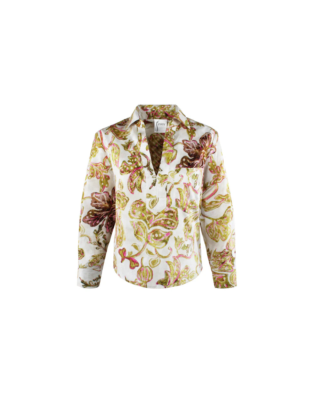 Finley Shirts Joni Popover in Fresco Floral