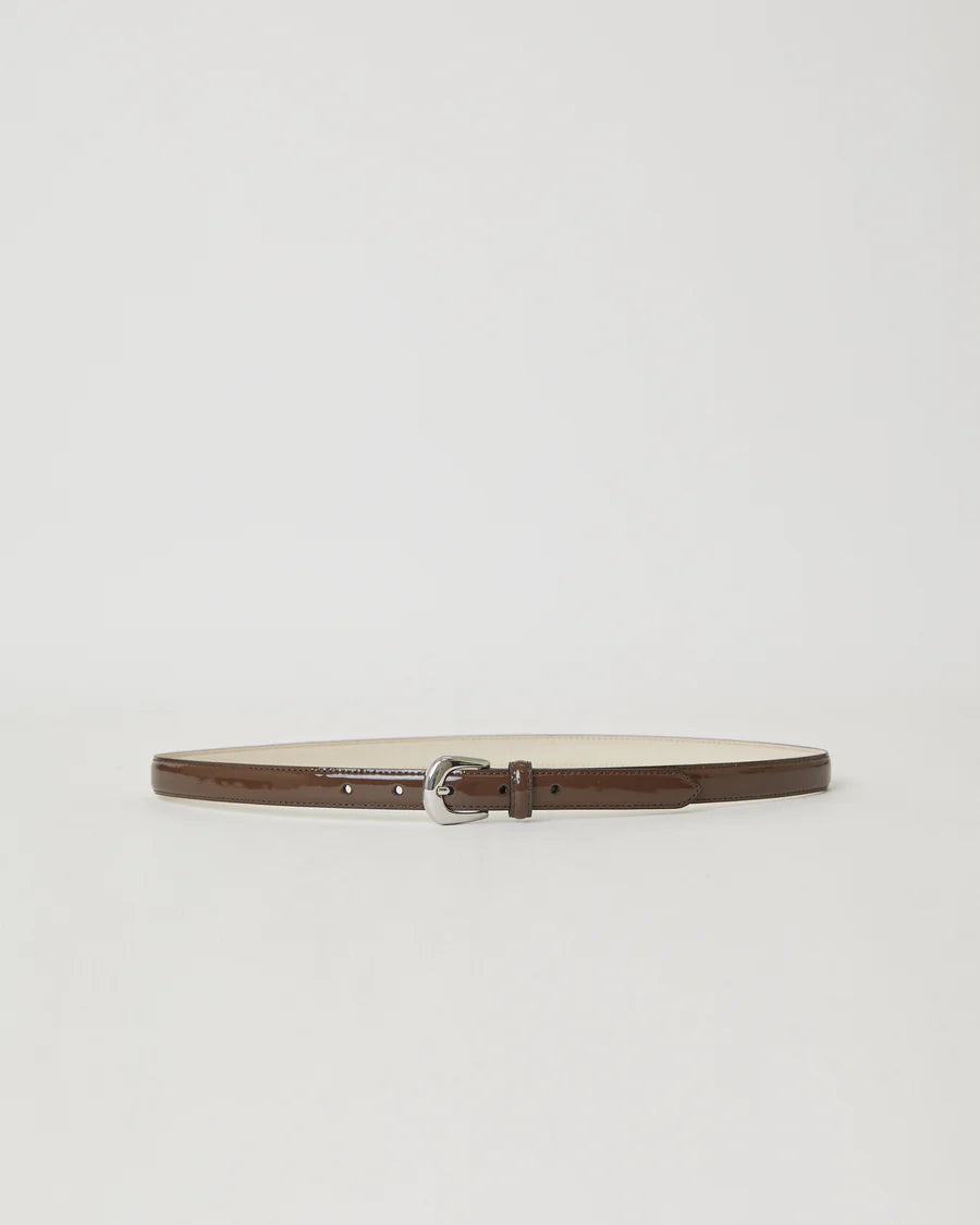 Kennedy Mini Patent Leather Belt - FINAL SALE Rhodes Boutique Kennedy Mini Patent Leather Belt - FINAL SALE Rhodes Boutique
