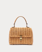 Frances Valentine Wicker Bunny Basket Bag