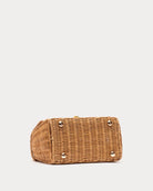 Frances Valentine Wicker Bunny Basket Bag