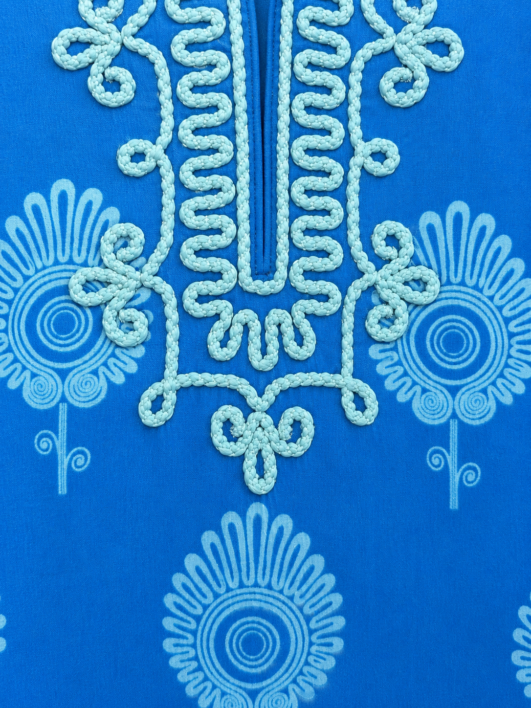 Bella Tu Bennett Tunic Dress in Paros Blue