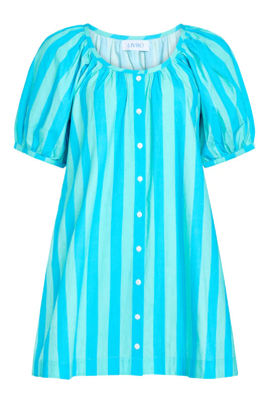 Livro Day Dress in Surf Stripes