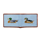 Smathers & Branson Duck Decoys Needlepoint Bi Fold Wallet