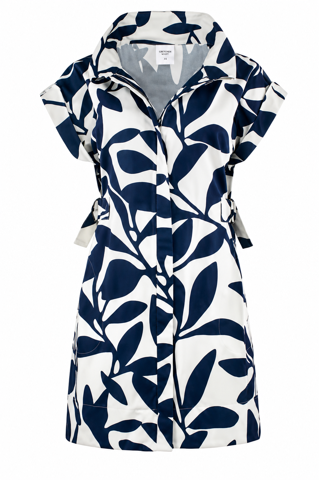 Finley Shirts Branching Out Bari Dress in Natural/Navy