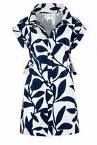 Finley Shirts Branching Out Bari Dress in Natural/Navy