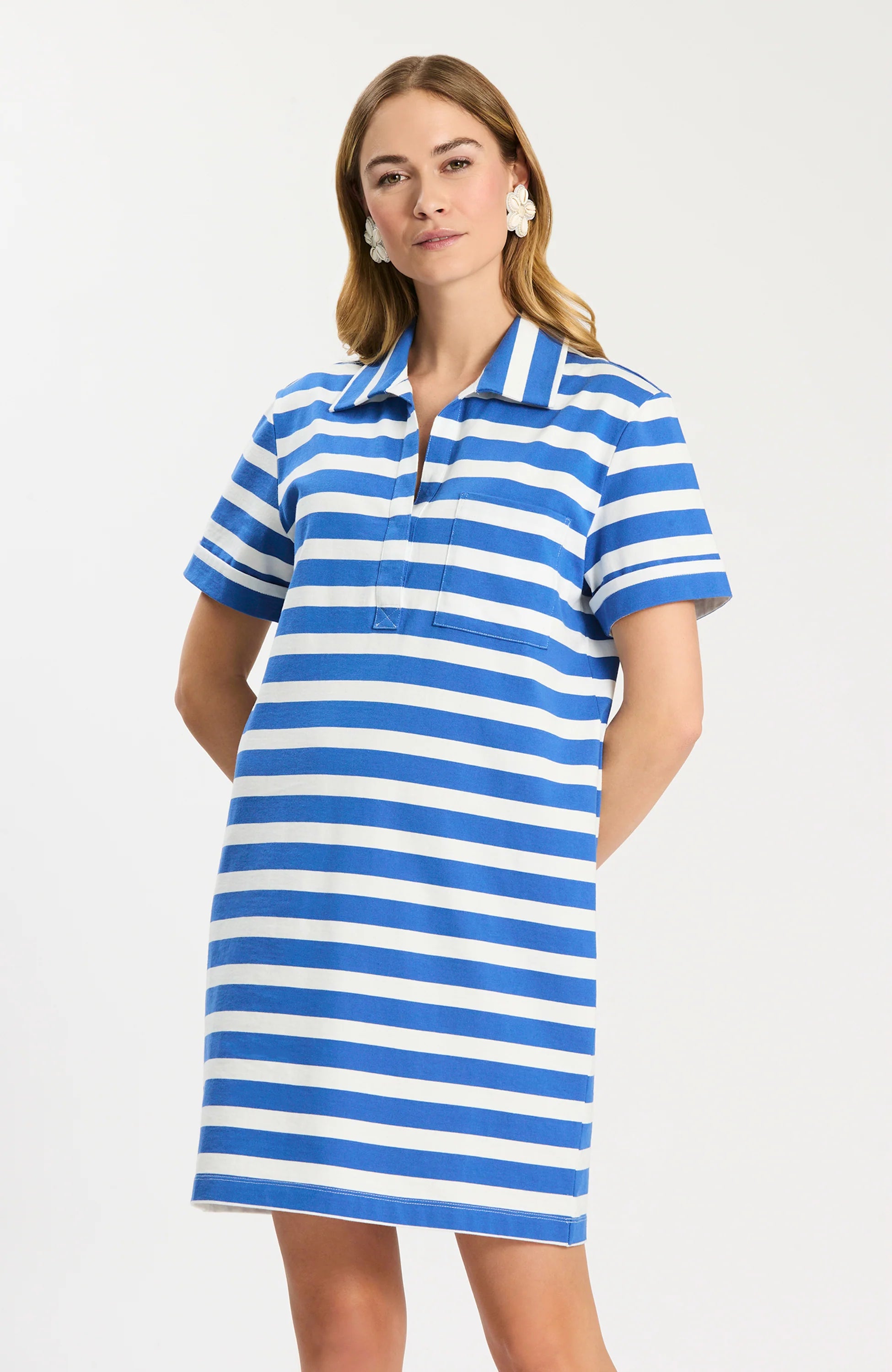 polo t shirt dress Toni Knit Striped Dress – Rhodes Boutique