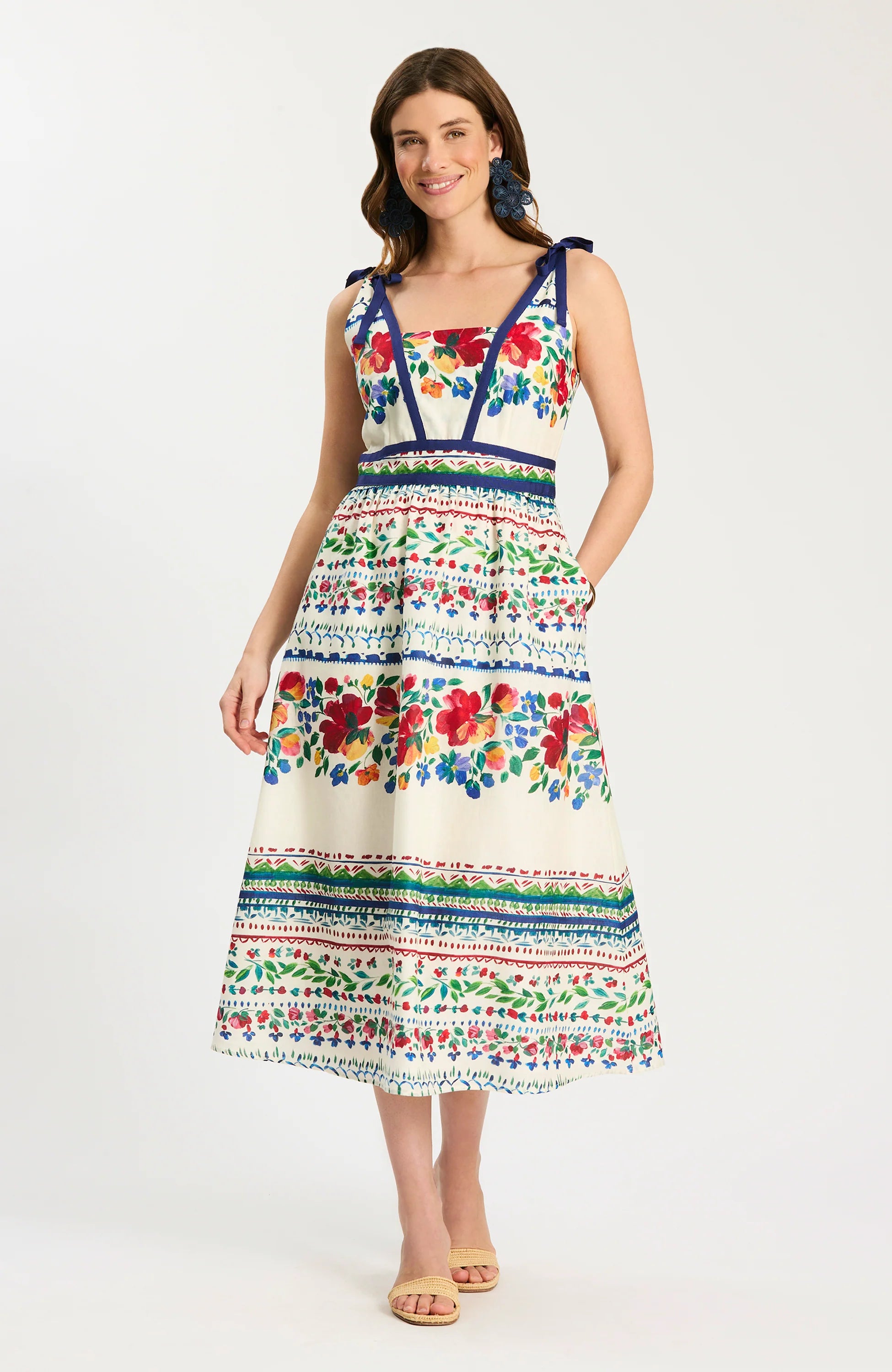 Tyler Boe Chelsey Summer Soiree Dress in Multi