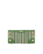 Hammitt 110 North Wallet in Dill Pickle Stripe