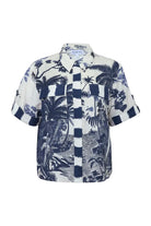Hunter Bell Hawkins Top in Bermuda Toile