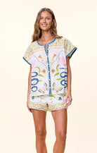 Cleobella Hadley Top in Montecito Print