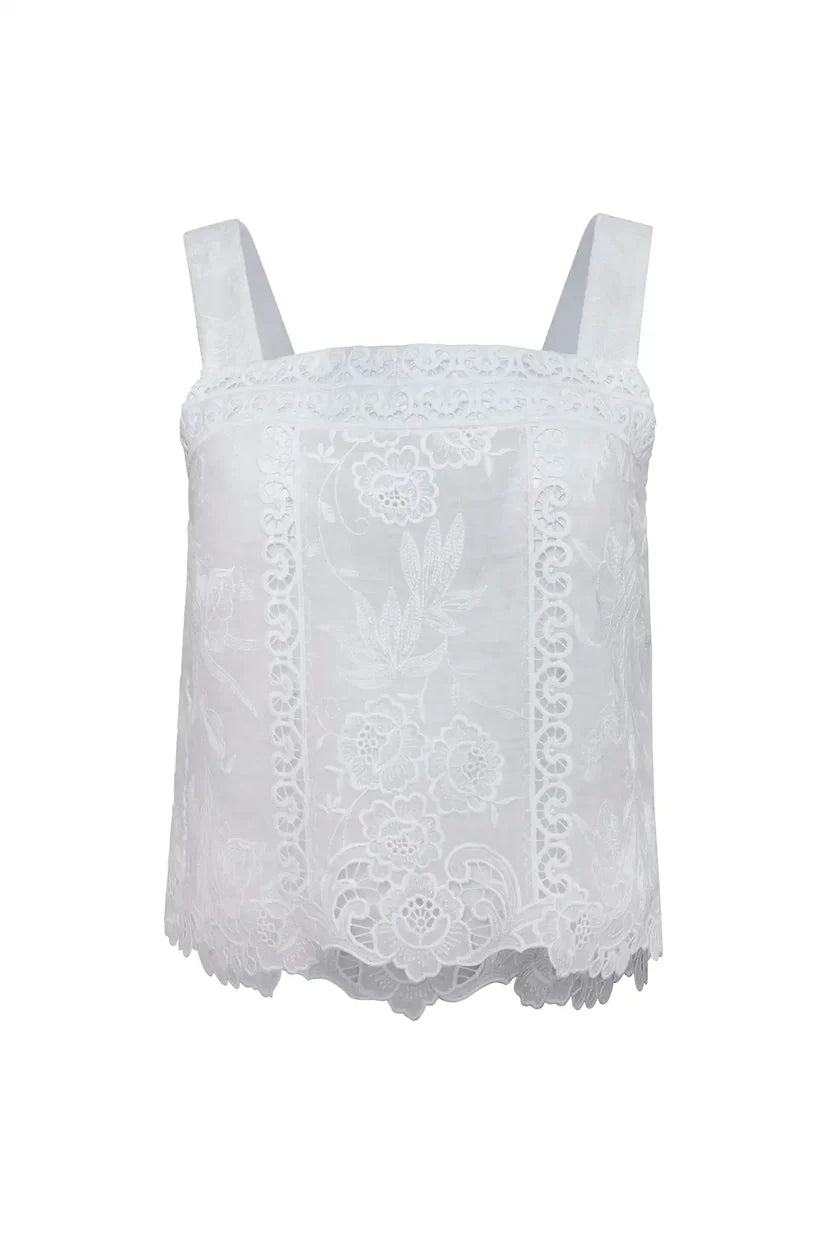 Hunter Bell Kelsey Top in White