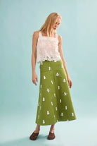 Hunter Bell Ida Skirt in Palm Sand Dollars