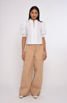 Love the Label Zinny Top in Bright White