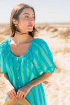 Livro Day Dress in Surf Stripes