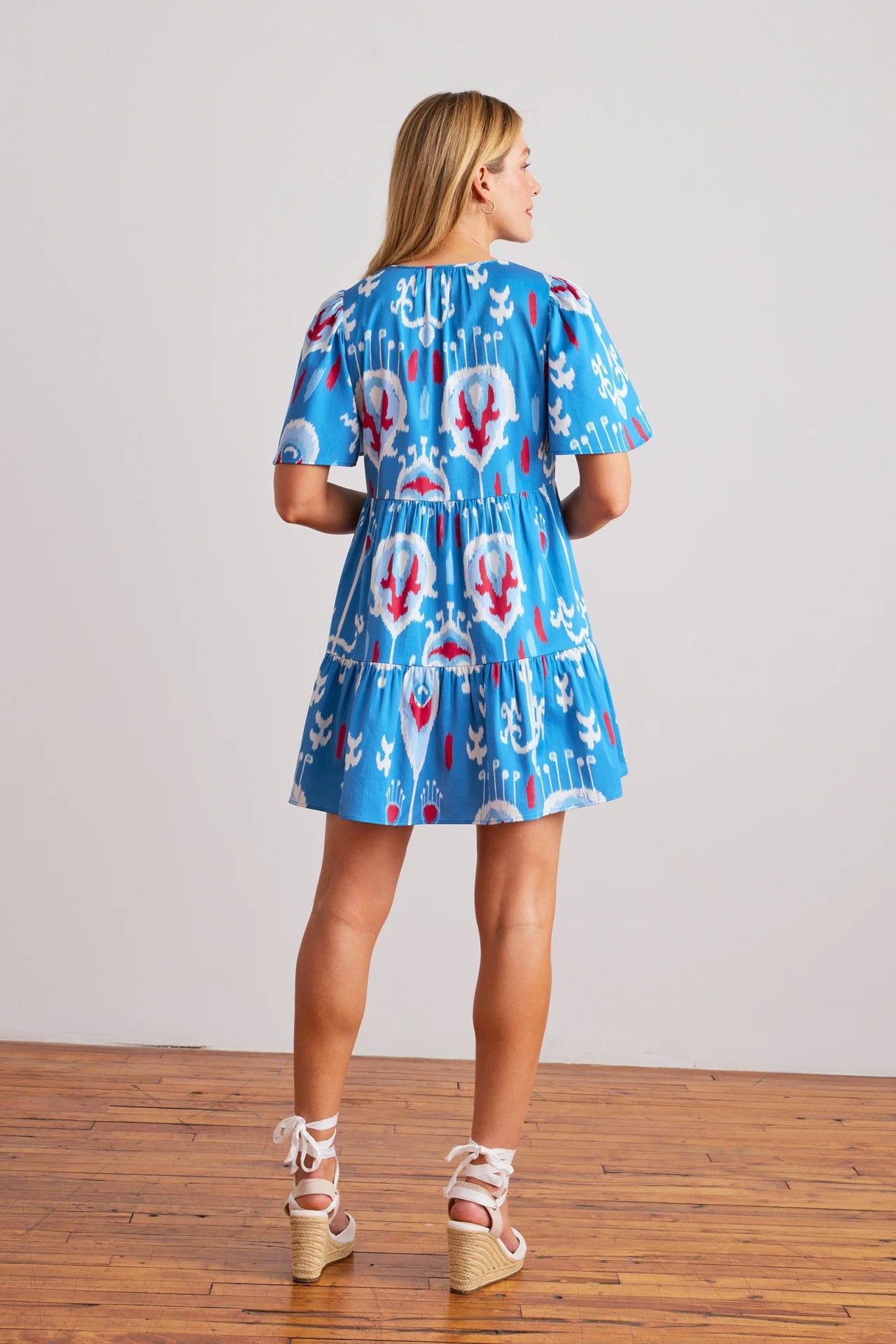 Sheridan French Charlie Dress in Americana Ikat