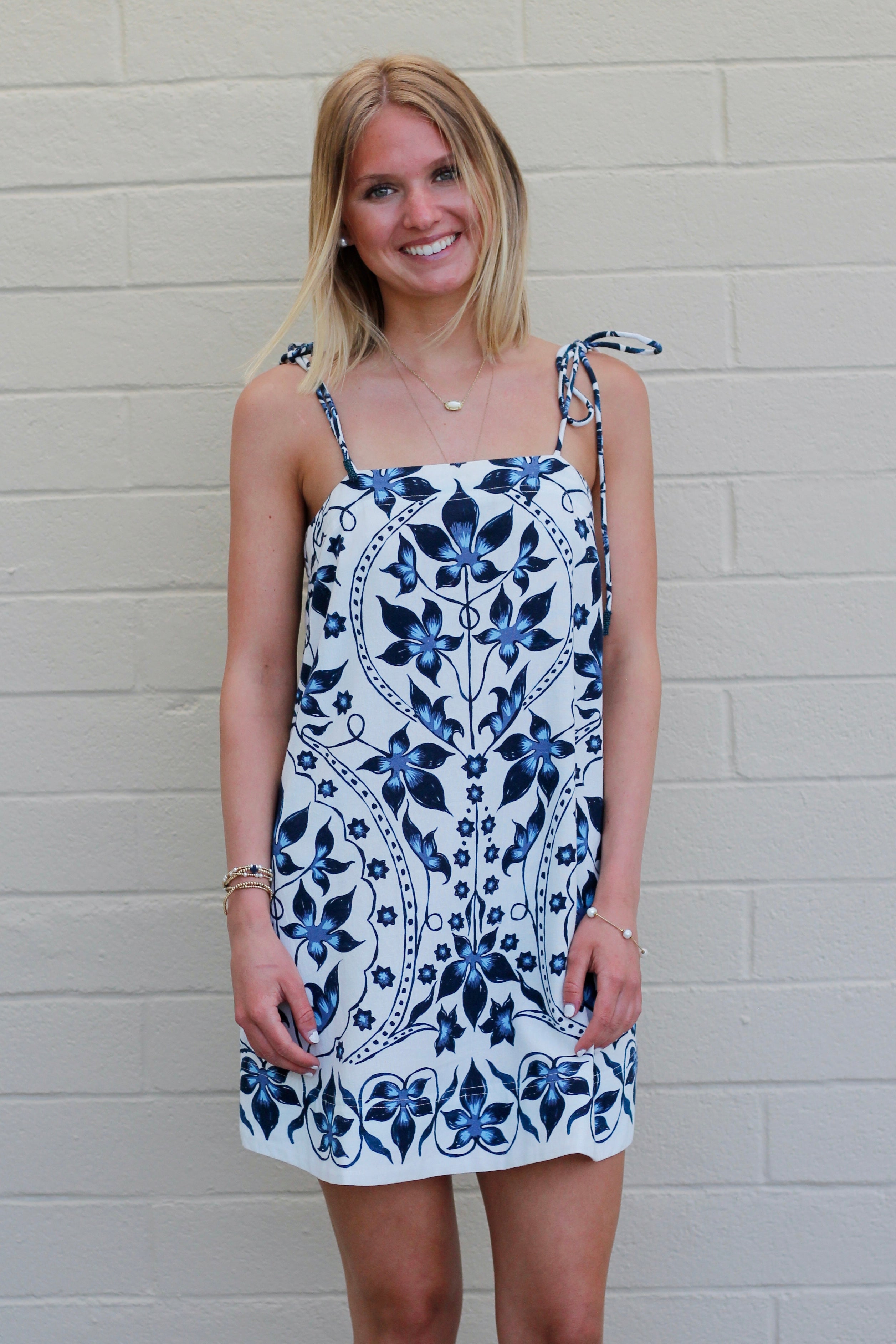 Omika Tillie Mini Dress in Joni Coconut