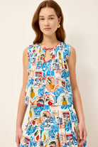 Romina Top in Postcard