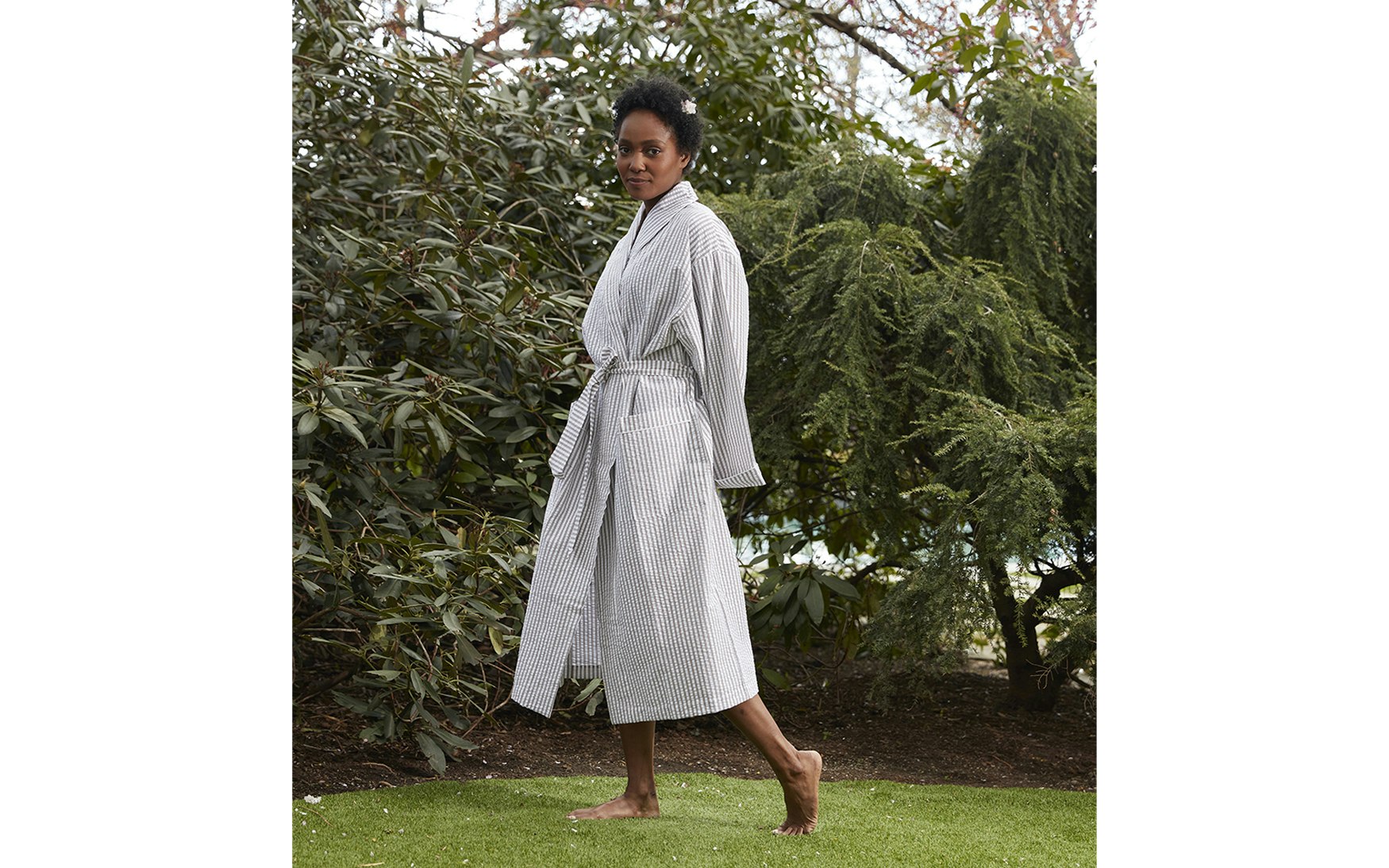 Matouk Matteo Robe in Natural