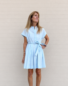 Navy Bleu Winnie Dress in Light Blue