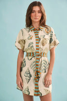 Hunter Bell Nicole Dress in Somers Shell Cream