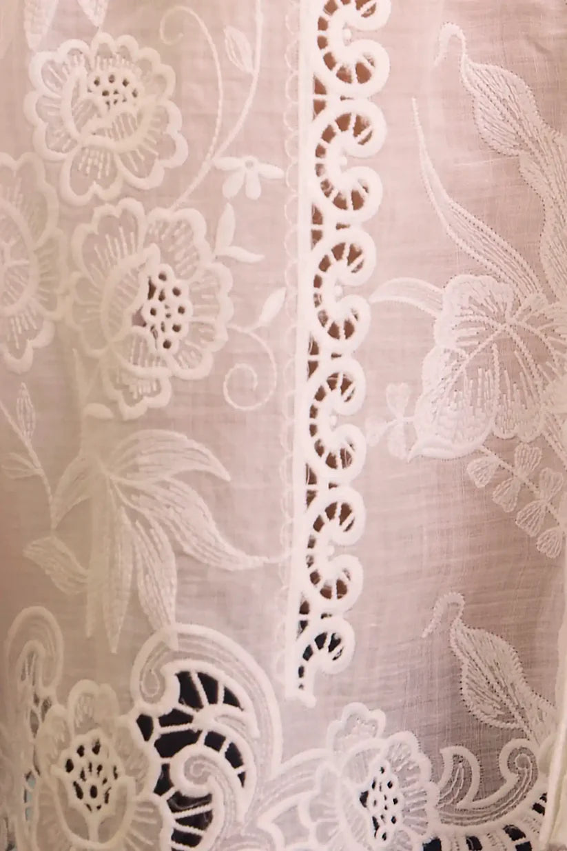 Hunter Bell Ousie Top in White