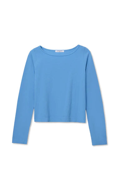 Perfect White Tee Parker in Pacific Blue