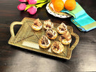 Calaisio Rectangular Serving Tray with Glass