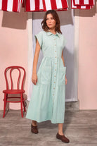 Hunter Bell Sarah Dress in Saltwater