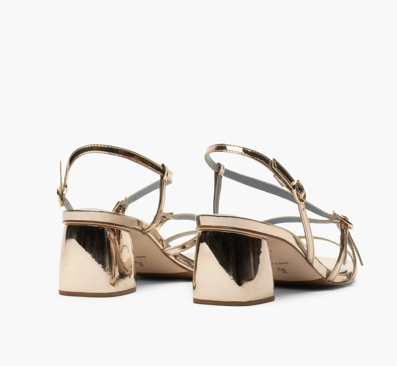 Lexi Vegan Heel in Platino
