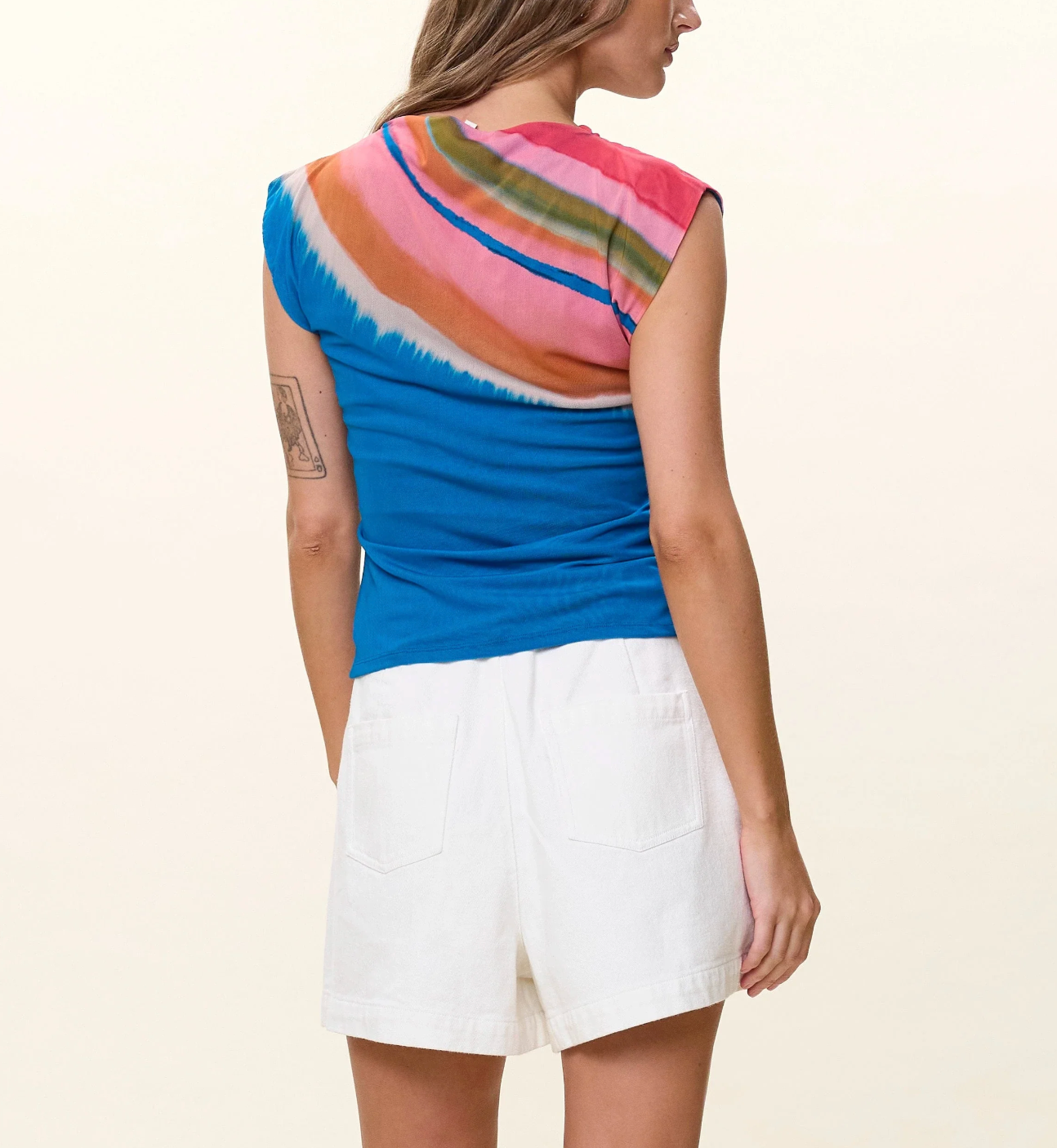 Cleobella Ellie Top in Watercolor Stripe Print