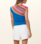 Cleobella Ellie Top in Watercolor Stripe Print