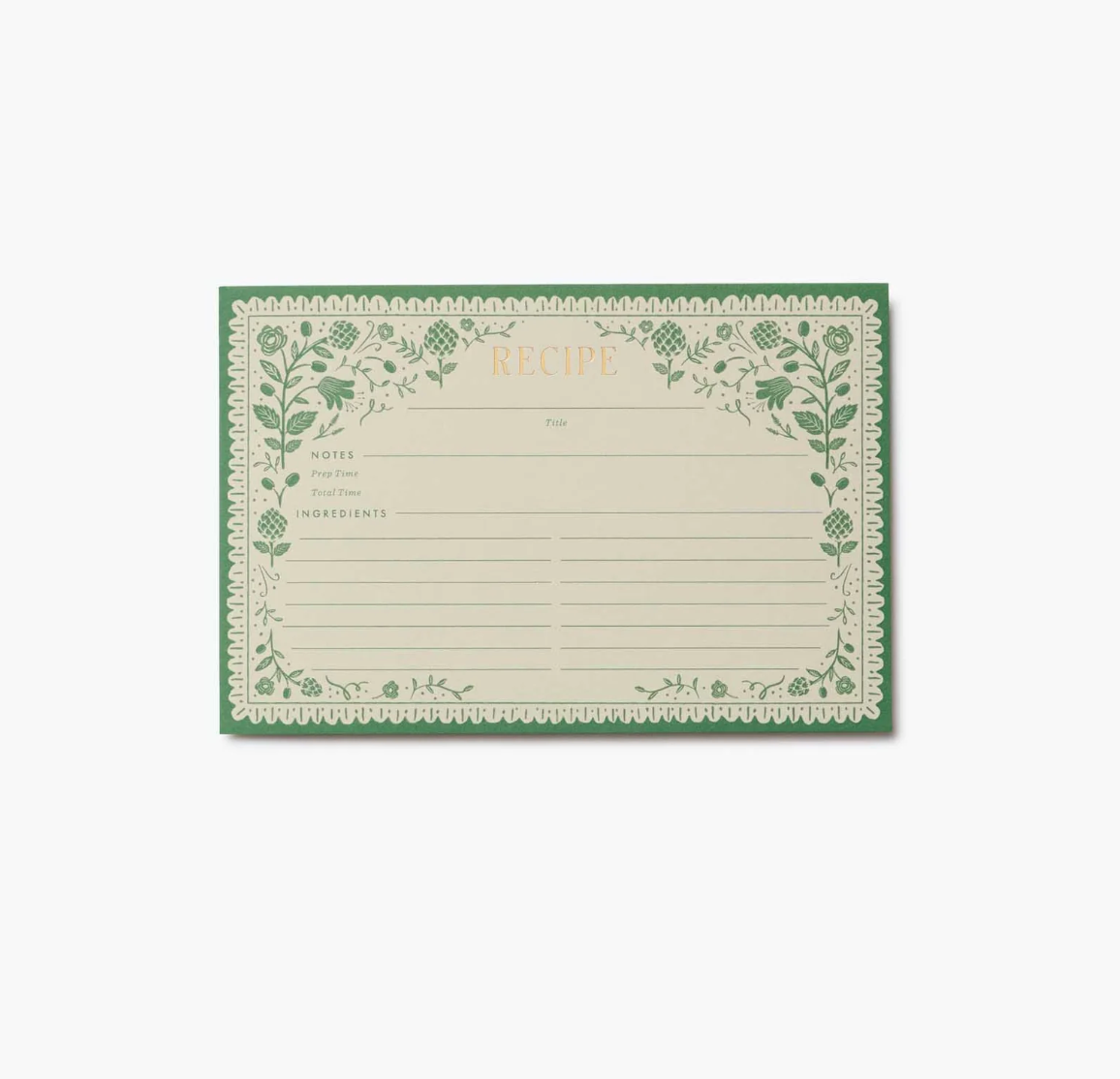 Rifle Paper Co. Artichoke Recipe Cards