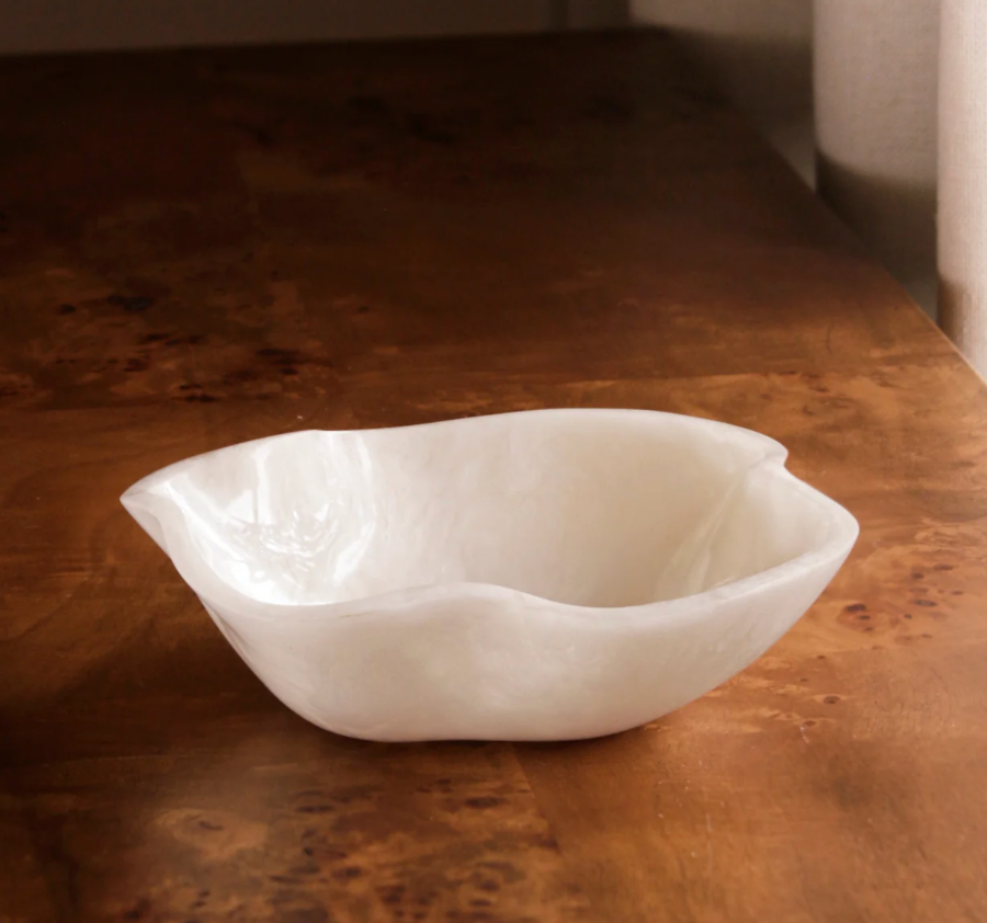 Resin Alabaster Mini Bowl