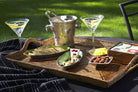Calaisio Rectangular Slanted Serving Tray with Handle
