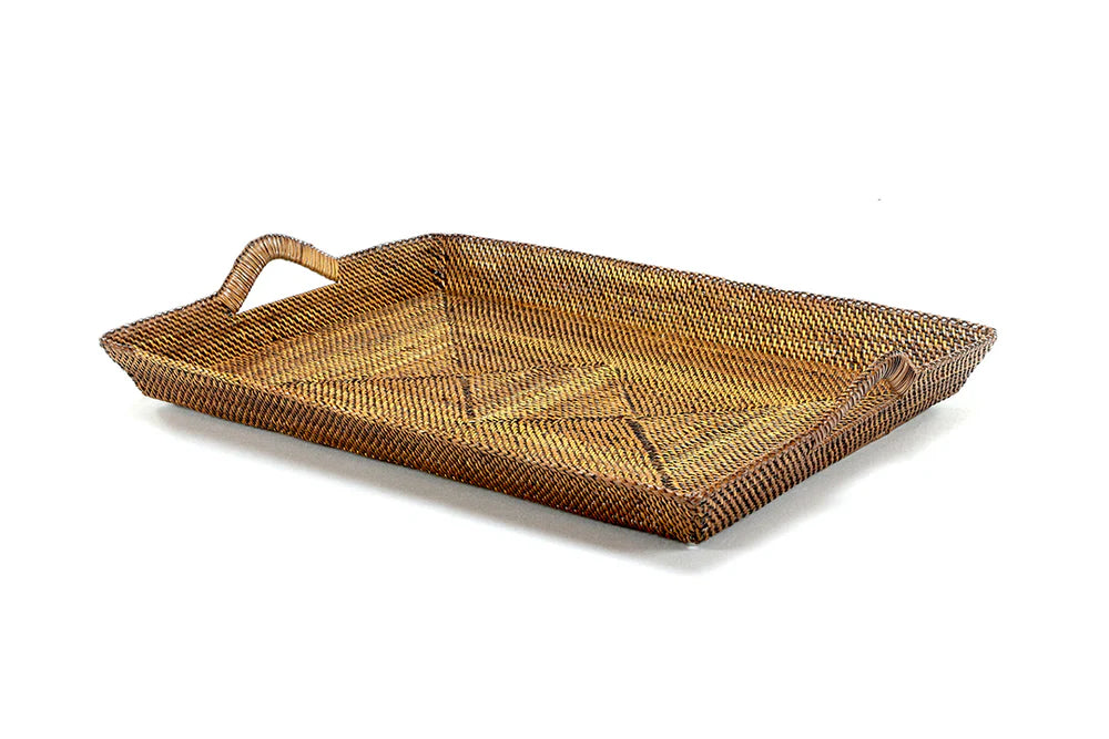 Calaisio Rectangular Slanted Serving Tray with Handle