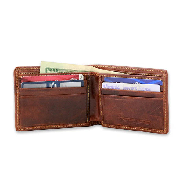 Smathers & Branson Duck Decoys Needlepoint Bi Fold Wallet