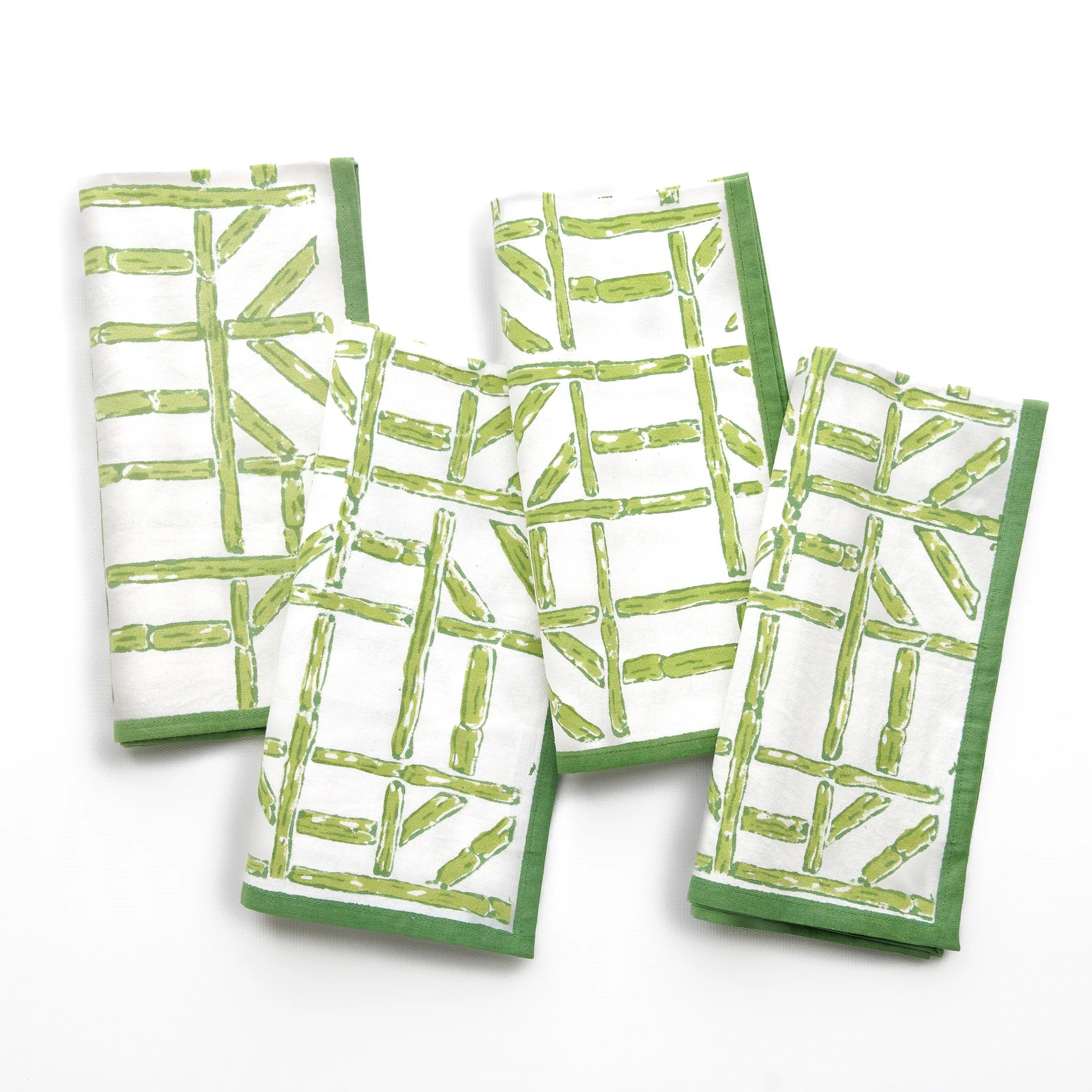 Promegranate Green Bamboo Napkins
