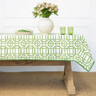 Pomegranate Green Bamboo Tablecloth