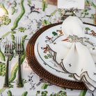 Pomegranate Jockey Napkin Rings in Silver