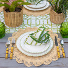Promegranate Green Bamboo Napkins