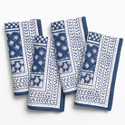 Pomegranate Pom Buti Patchwork Blue Napkins