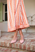 Brooks Avenue Georgia Dress in Frond Orange