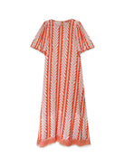 Brooks Avenue Georgia Dress in Frond Orange