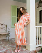 Brooks Avenue Georgia Dress in Frond Orange