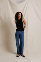 Perfect White Tee Daphne Heavy Rib High Neck Tank