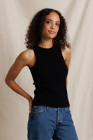 Perfect White Tee Daphne Heavy Rib High Neck Tank