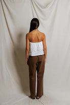 Perfect White Tee Gianna Linen Tube Top in White
